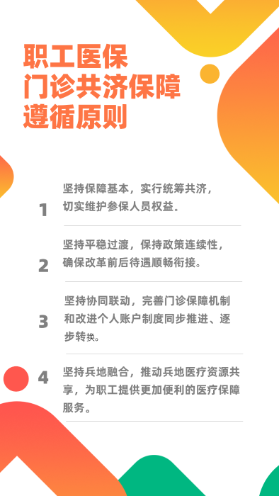 职工医保门诊共济保障遵循原则