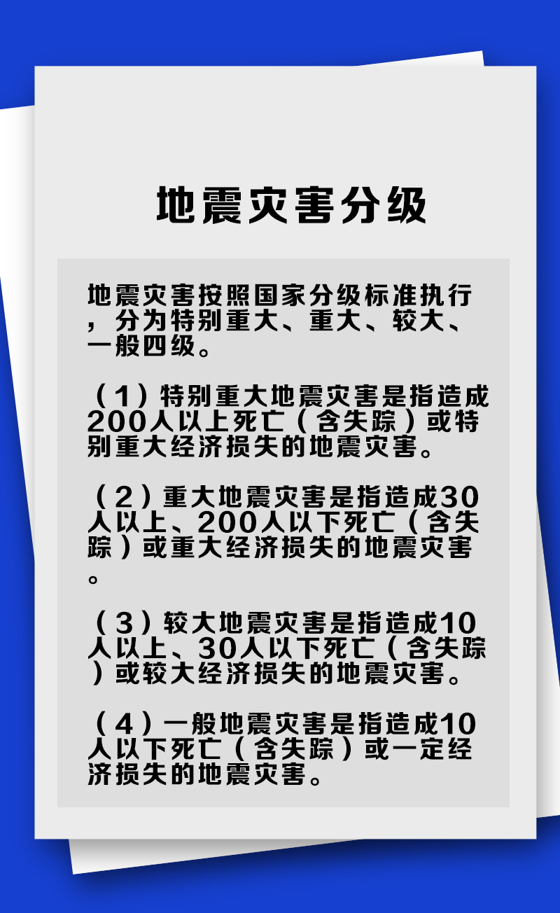 地震灾害分级